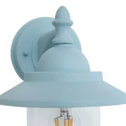 Leek Mini Fisherman's Outdoor Lantern - Pale Blue -Home Lighting 13924373 1904980108100956