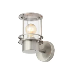 Leonis Miners Style Outdoor Wall Lantern - Stainless Steel 9 Leonis Miners Style Outdoor Wall Lantern - Stainless Steel -Home Lighting 13924375 8234980107987922