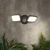 Lynn 2 Light Outdoor Wall Light (IP65) - Dark Grey -Home Lighting 13924381 5994980108521298