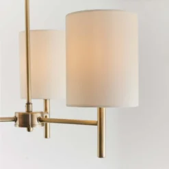 Kari 3 Light Semi Flush Ceiling Light - Brass -Home Lighting 13938479 1624981960589733