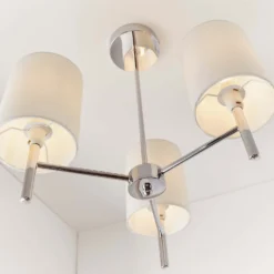 Kari 3 Light Semi Flush Ceiling Light - Chrome 13 Kari 3 Light Semi Flush Ceiling Light - Chrome -Home Lighting 13938480 4384981961057298