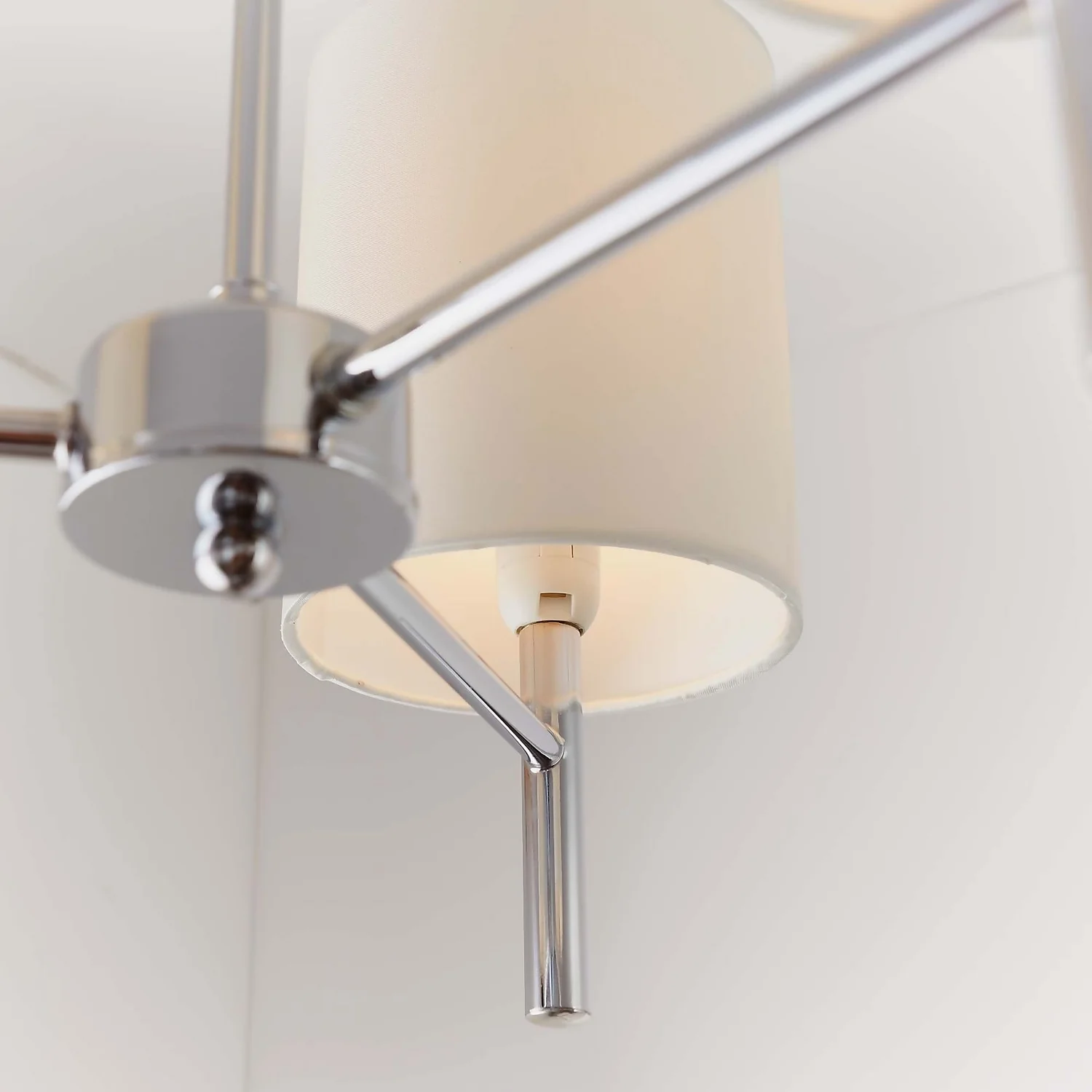 Kari 3 Light Semi Flush Ceiling Light - Chrome 8 Kari 3 Light Semi Flush Ceiling Light - Chrome - Image 6