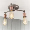 Henrik 3 Light Semi Flush Ceiling Light - Pewter -Home Lighting 13938488 1894981960785975
