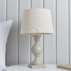 Andrea Table Lamp - Taupe -Home Lighting 13938496 3264981958506251