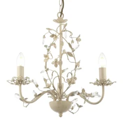 Isabel 3 Light Pendant Light - Cream -Home Lighting 13938504 1754981959887592