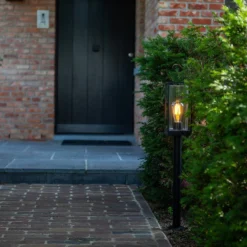 Lutec Flair E27 Outdoor Bollard Light - Black 8 Lutec Flair E27 Outdoor Bollard Light - Black -Home Lighting 13950211 1494993071793743