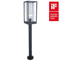 Lutec Flair E27 Outdoor Bollard Light - Black 7 Lutec Flair E27 Outdoor Bollard Light - Black -Home Lighting 13950211 1714993071748683