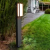 Lutec Qubo LED Outdoor Bollard Light - Anthracite 1 Lutec Qubo LED Outdoor Bollard Light - Anthracite -Home Lighting 13950213 2854993071662577