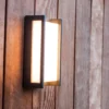 Lutec Qubo RGB LED Outdoor Wall Light With Lutec Connect Technology - Anthracite -Home Lighting 13950214 4634993071422442