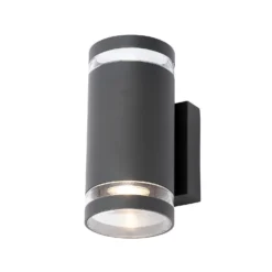 Lens Outdoor Up And Down Wall Light - Anthracite -Home Lighting 13956093 5464995190092501