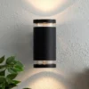 Lens Outdoor Up And Down Wall Light - Anthracite 2 Lens Outdoor Up And Down Wall Light - Anthracite -Home Lighting 13956093 9784995190036095