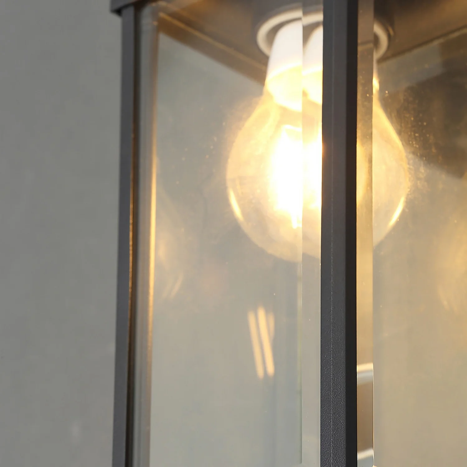 Ceres Outdoor Lantern Wall Light - Black 5 Ceres Outdoor Lantern Wall Light - Black - Image 3