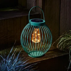 Homebase Edit Multicoloured Solar Round Bar Lantern (3 Colours Available) -Home Lighting 13956307 3005040505342110