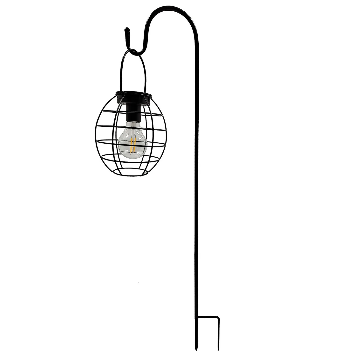 Homebase Edit Solar Hanging Cage Lights - Pack Of 2 4 Homebase Edit Solar Hanging Cage Lights - Pack Of 2 - Image 2