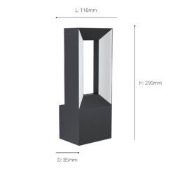 Eglo Riforano Outdoor LED Wall Light 8 Eglo Riforano Outdoor LED Wall Light -Home Lighting 14222380 6055020562845224