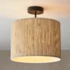 Caen Semi Flush Ceiling Light - Natural 1 Caen Semi Flush Ceiling Light - Natural -Home Lighting 14301796 1725038438811928