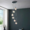Clashmore Cluster Pendant Ceiling Light - Chrome Effect 1 Clashmore Cluster Pendant Ceiling Light - Chrome Effect -Home Lighting 14301803 2085038437738822