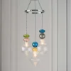 Elgin Cluster Pendant Ceiling Light - Multicoloured & Chrome -Home Lighting 14301808 1985038439364414