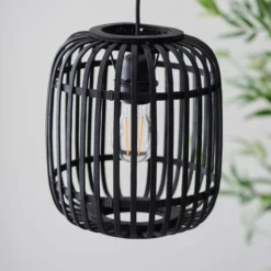 Saval Pendant Ceiling Light - Dark Bamboo -Home Lighting 14301823 2405038439628666
