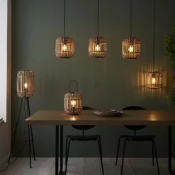 Saval Pendant Ceiling Light - Natural Bamboo 17 Saval Pendant Ceiling Light - Natural Bamboo -Home Lighting 14301825 1595038438228422