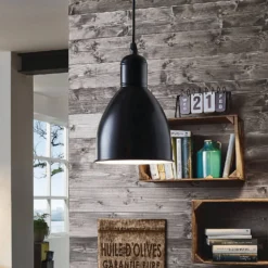 Eglo Priddy Pendant Ceiling Light - Black -Home Lighting 14302969 7195038223630241