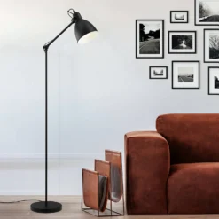 Eglo Priddy Floor Lamp - Black -Home Lighting 14302972 1495038224305169
