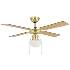 Eglo Fortaleza Ceiling Fan With Light - Bronze & Wood 10 Eglo Fortaleza Ceiling Fan With Light - Bronze & Wood -Home Lighting 14742122 6445052700335771