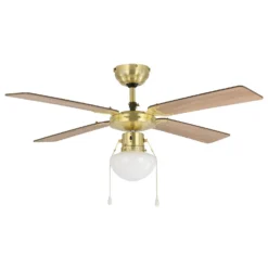 Eglo Fortaleza Ceiling Fan With Light - Bronze & Wood 9 Eglo Fortaleza Ceiling Fan With Light - Bronze & Wood -Home Lighting 14742122 9365052700219473